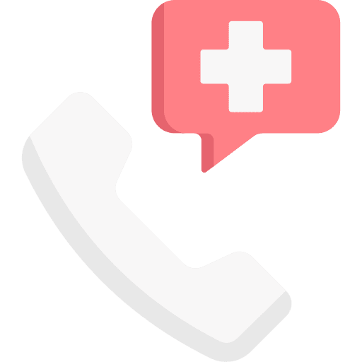 Emergency call communications fire alarm telephone icon Emergency call communications fire alarm telephone icon