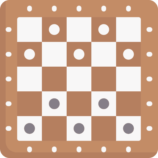 Checkers checker board board game gaming icon Checkers checker board board game gaming icon
