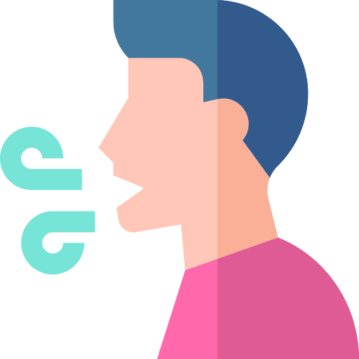 Dry cough healthcare and medical avatar sick person icon Dry cough healthcare and medical avatar sick person icon