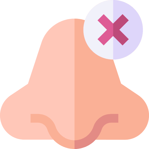 Loss of sense of smell healthcare and medical loss of sense of smell coronavirus icon Loss of sense of smell healthcare and medical loss of sense of smell coronavirus icon