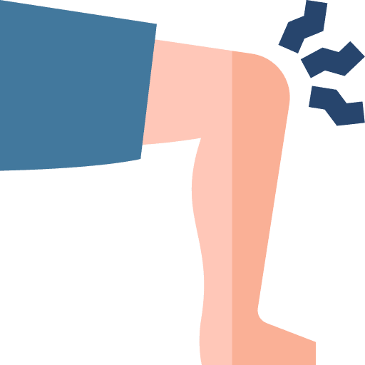 Pain in joints ache knee pain icon