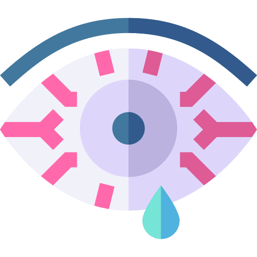 Conjunctivitis inflammation allergy healthcare and medical icon Conjunctivitis inflammation allergy healthcare and medical icon