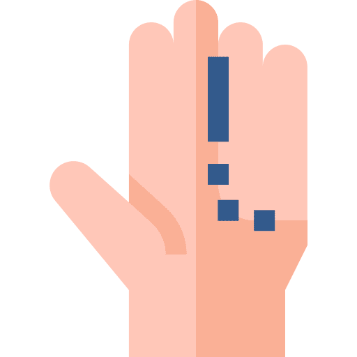 Loss of color in fingers healthcare and medical skin hand icon Loss of color in fingers healthcare and medical skin hand icon