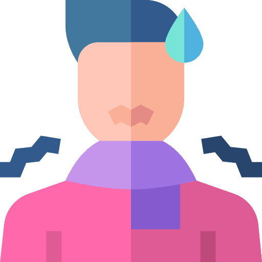 Cold fever healthcare and medical man icon Cold fever healthcare and medical man icon