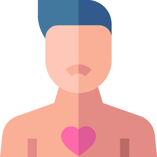 Heart rate man healthcare and medical disease icon Heart rate man healthcare and medical disease icon