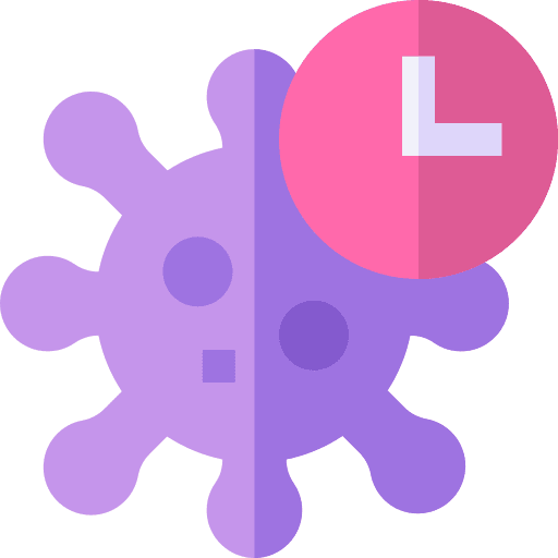 Incubation incubation virus time icon Incubation incubation virus time icon