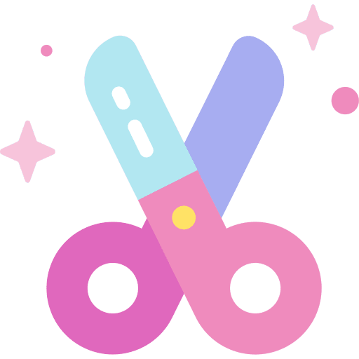Scissors tool school material scissors icon