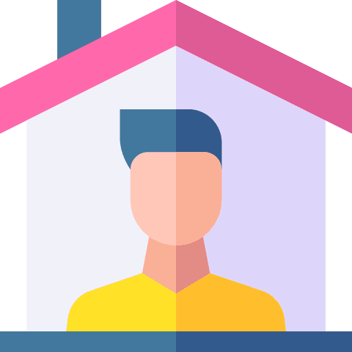 Stay at home isolation healthcare and medical avoid crowds icon Stay at home isolation healthcare and medical avoid crowds icon