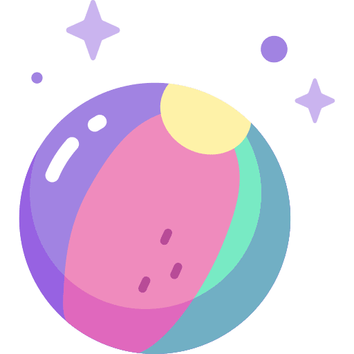 Ball childhood ball fun icon Ball childhood ball fun icon