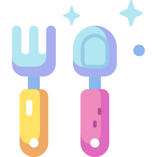 Baby cutlery food set baby cutlery icon Baby cutlery food set baby cutlery icon