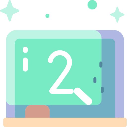 Chalkboard maths classroom education icon Chalkboard maths classroom education icon