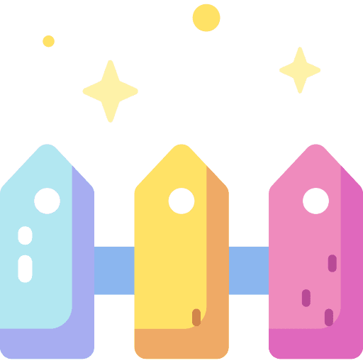 Fence kid and baby property kindergarten icon Fence kid and baby property kindergarten icon