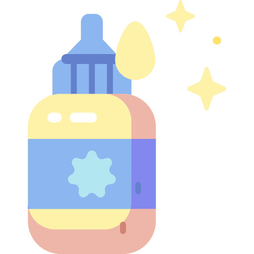 Glue bottle art and design handcraft icon Glue bottle art and design handcraft icon