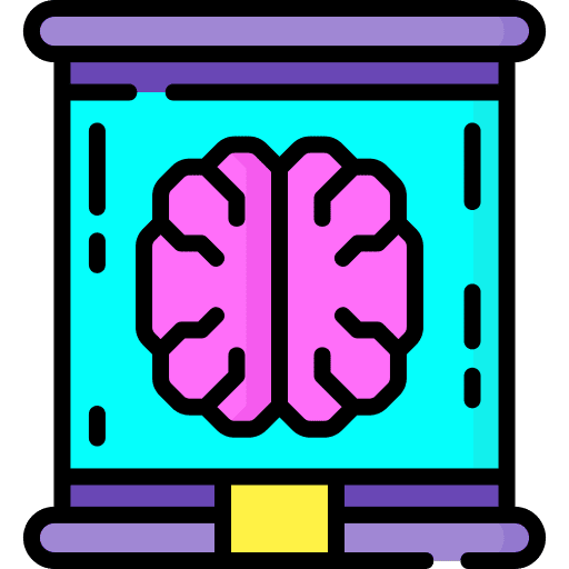 Brain exam checkup healthcare and medical icon Brain exam checkup healthcare and medical icon
