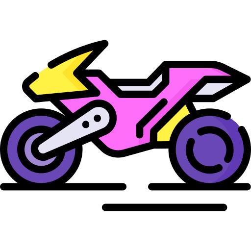 Motorbike transport transportation science fiction icon Motorbike transport transportation science fiction icon