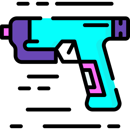 Gun pistol cyberpunk gun icon Gun pistol cyberpunk gun icon
