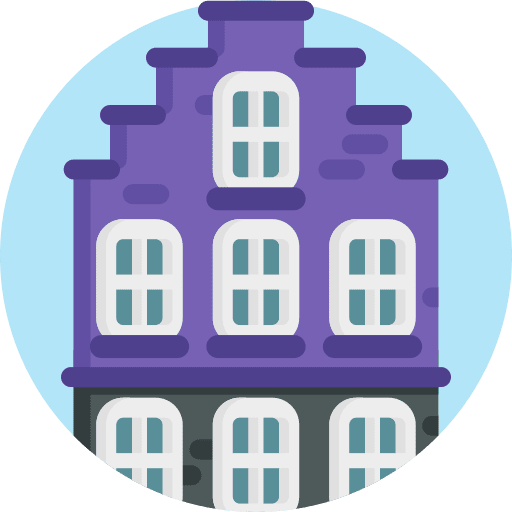House real estate buildings construction icon