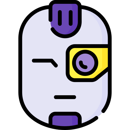 Robot robot science fiction android icon Robot robot science fiction android icon