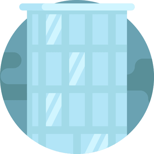 Skyscraper urban city construction icon