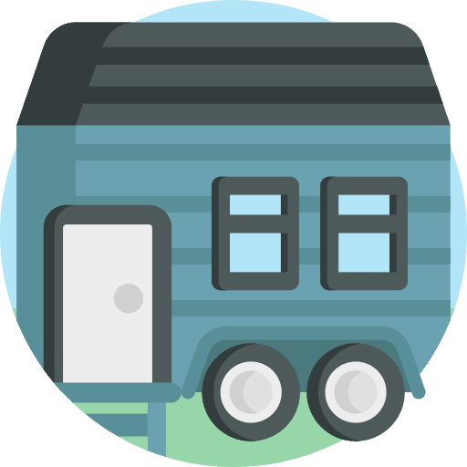 House on wheels buildings home transportation icon House on wheels buildings home transportation icon