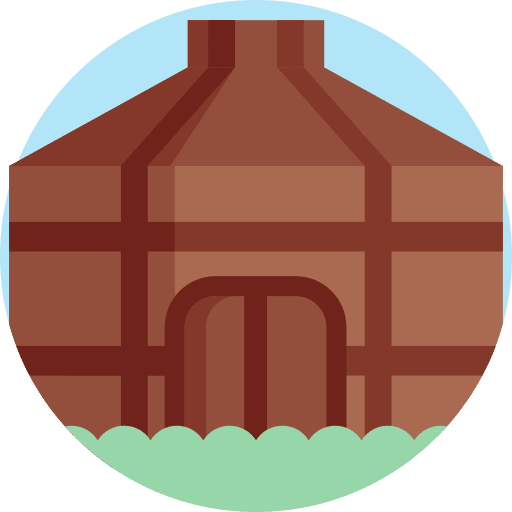 Yurt tent rural nature icon Yurt tent rural nature icon