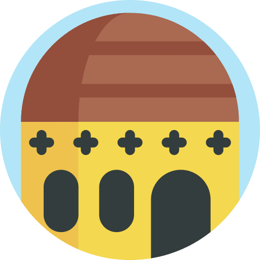 African tent residential architecture and city tent icon African tent residential architecture and city tent icon