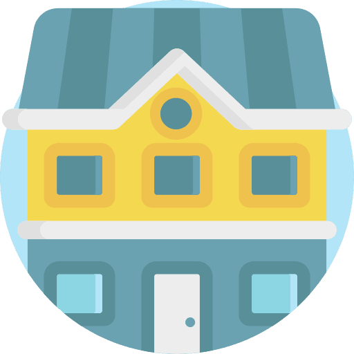 Duplex buildings property home icon Duplex buildings property home icon