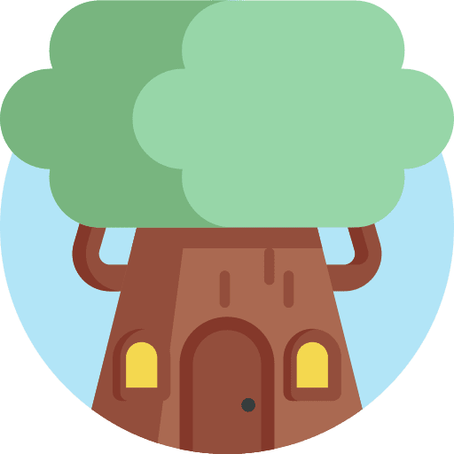 Tree house architecture and city house tree house icon Tree house architecture and city house tree house icon