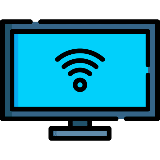 Smart tv electronics wifi smart icon Smart tv electronics wifi smart icon