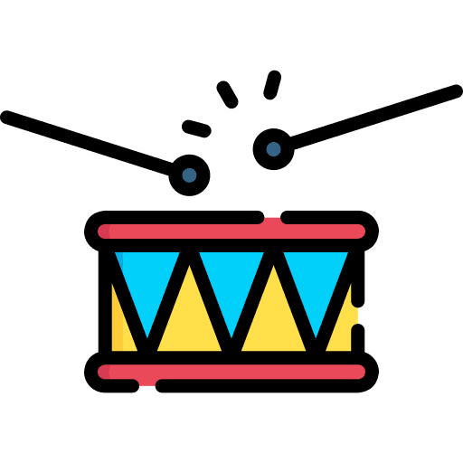 Drum percussion instrument musical instrument orchestra icon Drum percussion instrument musical instrument orchestra icon