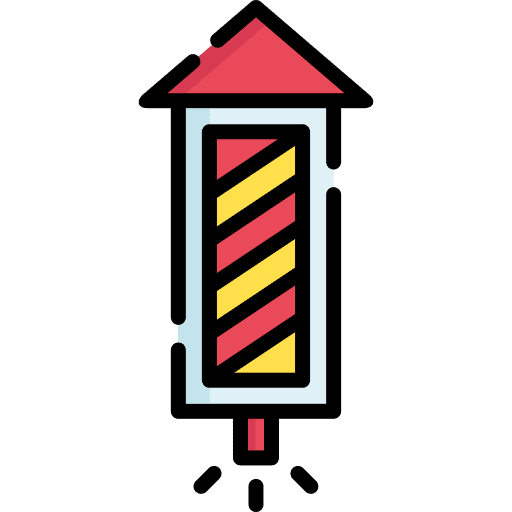 Fireworks celebration rocket fireworks icon Fireworks celebration rocket fireworks icon