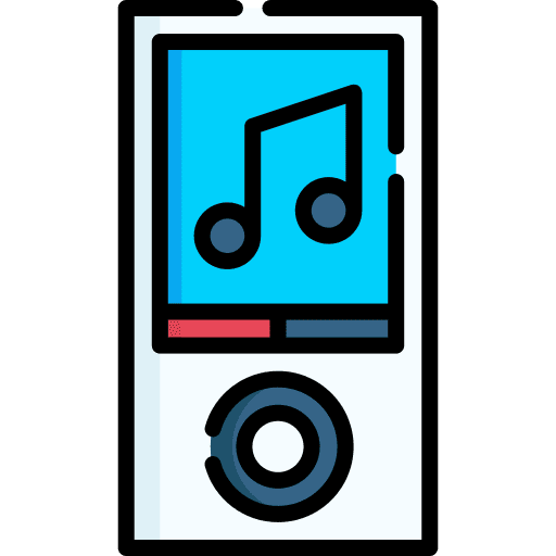 Music player electronics music player mp3 player icon Music player electronics music player mp3 player icon