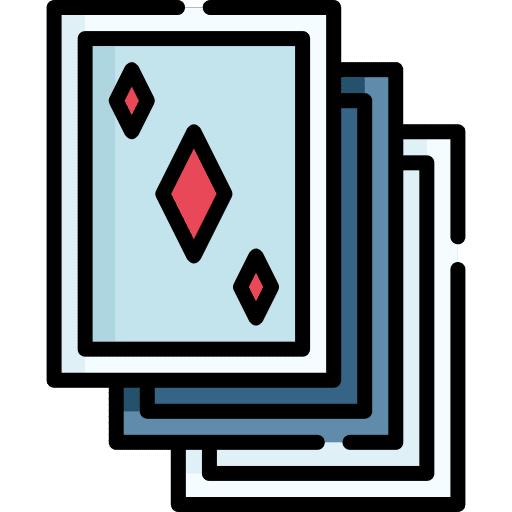 Poker card game gambling playing cards icon Poker card game gambling playing cards icon