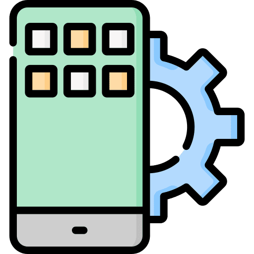 App development gear app development settings icon App development gear app development settings icon