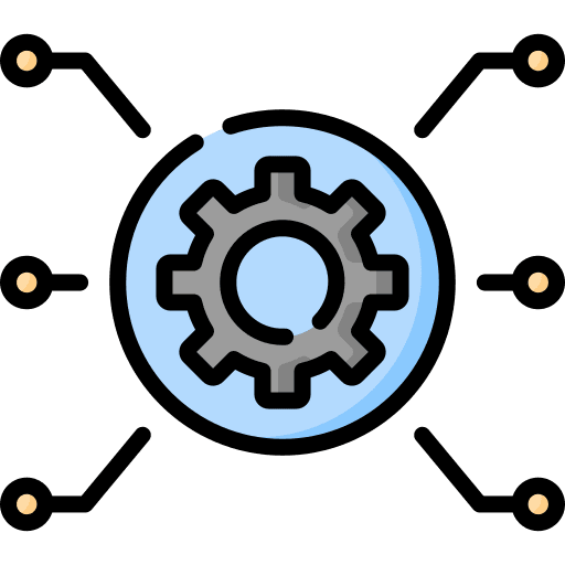 Backlink cog reticle connection icon