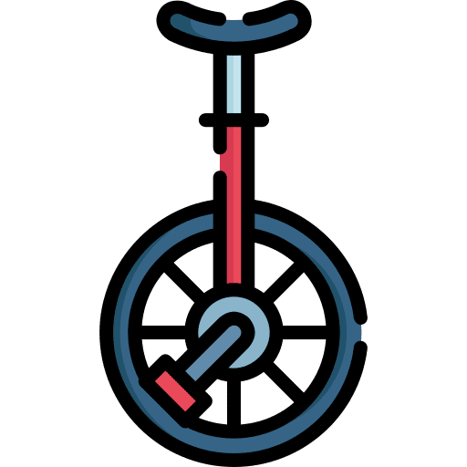 Unicycle transportation unicycle fairground icon Unicycle transportation unicycle fairground icon