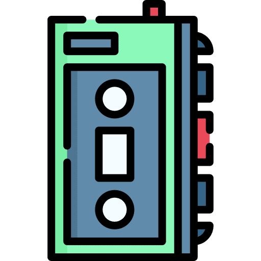 Walkman music player electronics music icon Walkman music player electronics music icon