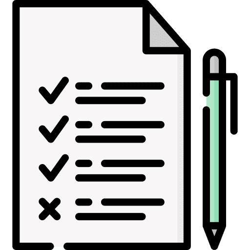 Checklist criteria file files and folders icon Checklist criteria file files and folders icon