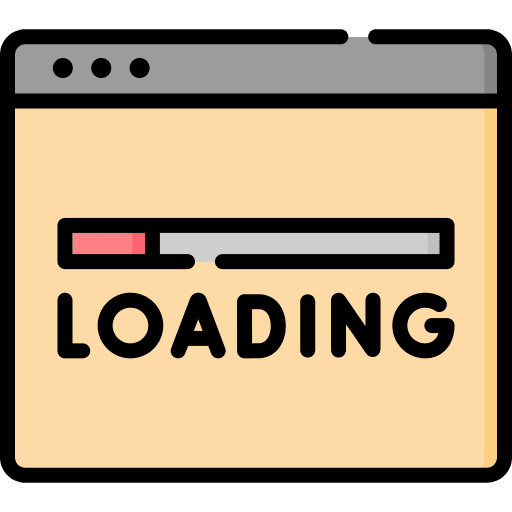 Loading monitor web development loading icon Loading monitor web development loading icon