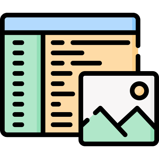 Web development file seo and web image icon Web development file seo and web image icon