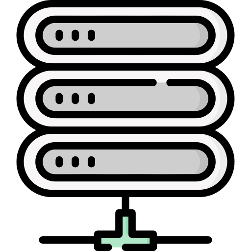 Big data network database big data icon Big data network database big data icon