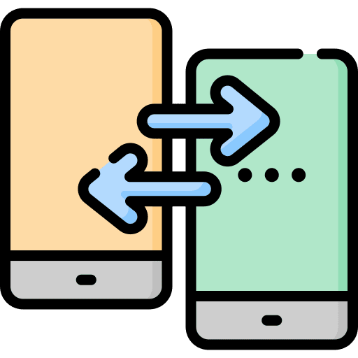 Data transfer ui technology electronics icon Data transfer ui technology electronics icon