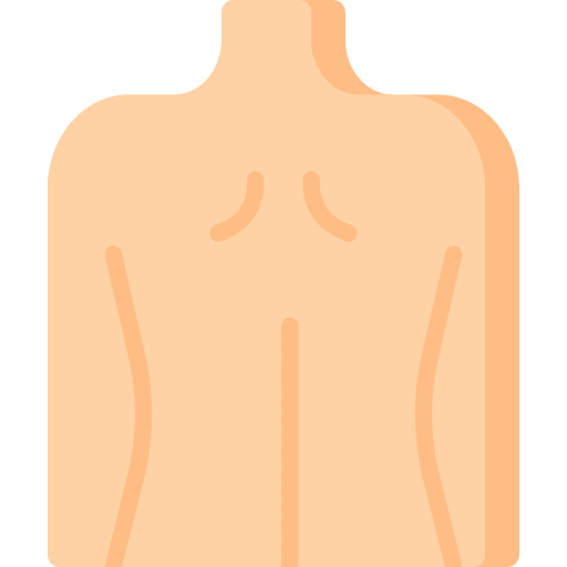 Back healthcare and medical body part back icon Back healthcare and medical body part back icon