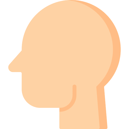 Head healthcare and medical user head icon