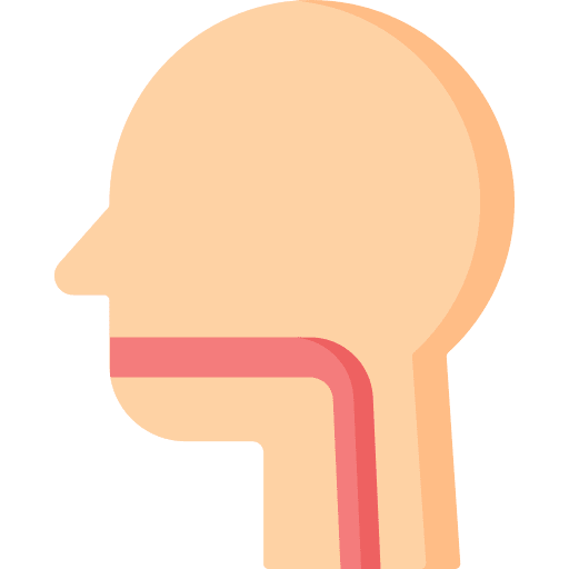 Throat body part healthcare and medical pharynx icon Throat body part healthcare and medical pharynx icon