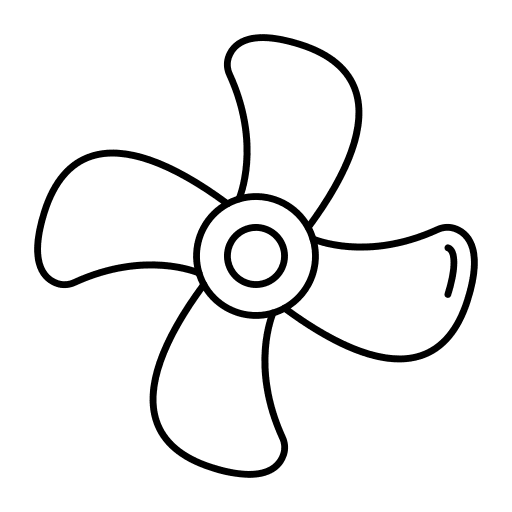 Fan ventilator air electronics icon