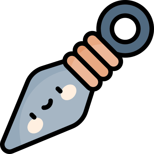Kunai miscellaneous cultures japanese icon Kunai miscellaneous cultures japanese icon