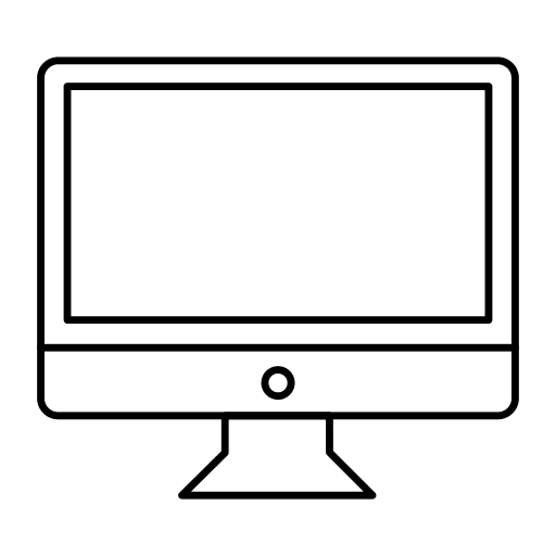 Monitor screen computer electronics screen icon