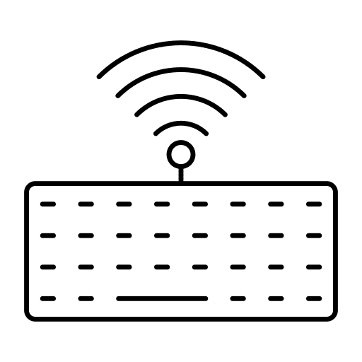 Keyboard electronics hardware wifi icon