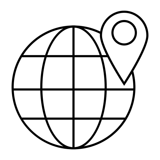 Location region world global icon